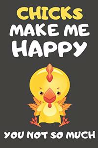 Chicks Make Me Happy You Not So Much