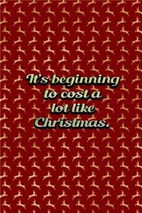 Its Beginning To Cost A Lot Like Christmas