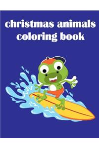 Christmas Animals Coloring Book