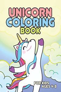 Unicorn Coloring Book for Kids Ages 4-8