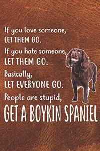 Get A Boykin Spaniel Notebook Journal