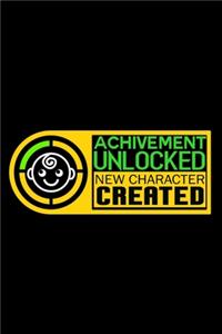 Achievement Unlocked. New Character Created