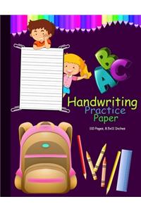 Handwriting Practice Paper-ABC kids