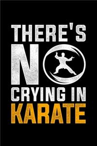 There's No Crying In Karate