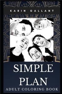 Simple Plan Adult Coloring Book