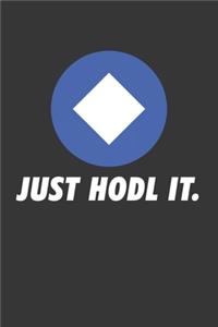 Just Hodl It Waves Notebook