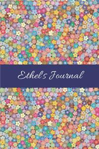 Ethel's Journal: Cute Personalized Name College-Ruled Notebook for Girls & Women - Blank Lined Gift Journal/Diary for Writing & Note Taking