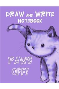 Draw and Write Notebook Cat Journal