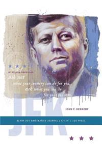 JFK Dot Grid Matrix Journal 6x9