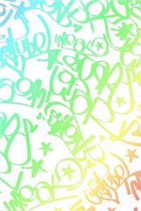 Rainbow Graffiti Writing Journal