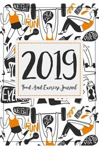 Food And Exercise Journal 2019