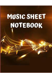 Music Sheet Notebook