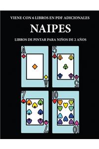 Libros de pintar para niños de 2 años (Naipes)