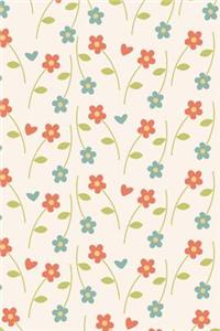Retro Flowers Journal
