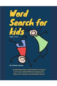 Word Search for Kids Ages 6-8