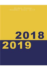 2018-2019 Student Planner Academic Diary 18/19