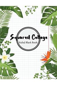 Squared College Ruled Blank Book