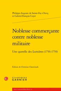 Noblesse Commercante Contre Noblesse Militaire