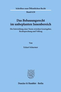 Das Bebauungsrecht Im Unbeplanten Innenbereich