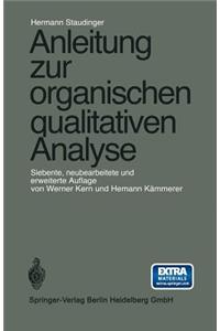 Anleitung Zur Organischen Qualitativen Analyse