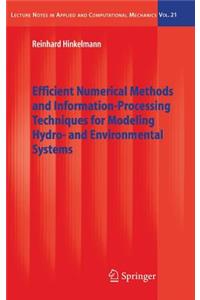 Efficient Numerical Methods and Information-Processing Techniques for Modeling Hydro- And Environmental Systems