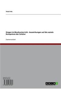 Singen Im Musikunterricht