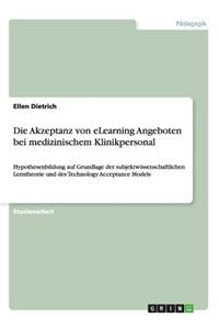 Akzeptanz von eLearning Angeboten bei medizinischem Klinikpersonal
