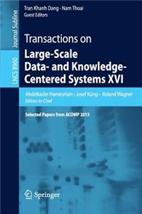 Transactions on Large-Scale Data- And Knowledge-Centered Systems XVI