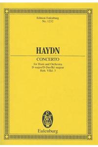 Concerto for Horn and Orchestra D major / D-Dur / Re majeur Hob. VIId: 3