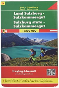 Sheet 6, Federal State Salzburg - Salzkammergut Road Map 1:200 000