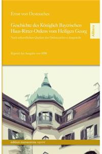 Geschichte des Königlich Bayerischen Haus-Ritter-Ordens vom Heiligen Georg