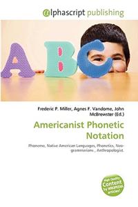 Americanist Phonetic Notation