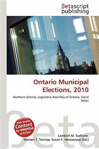 Ontario Municipal Elections, 2010
