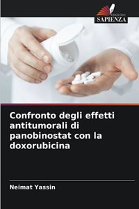 Confronto degli effetti antitumorali di panobinostat con la doxorubicina