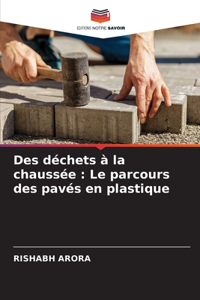 Des déchets à la chaussée