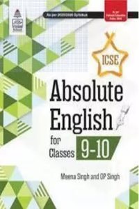 S.CHAND ICSE Absolute Enaglish for classes 9-10
