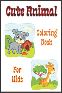 Cute Animal Coloring Book For Kids