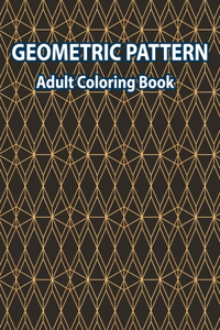 Geometric Pattern Adult Coloring Book