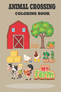 Animal Crossing Coloring Book My Farm