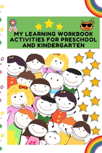 My Learning Workbook Activities for Preschool and Kindergarten