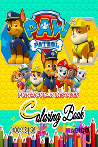 Paw Patrol Coloring Book Puptacular Rescues for kids