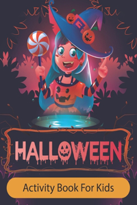 Halloween Activity Book For Kids