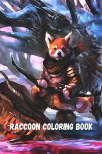 Raccoon Coloring Book