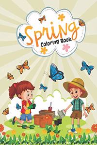 Spring Coloring Book