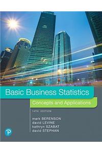 Basic Business Statistics Plus Mylab Statistics with Pearson Etext -- 24 Month Access Card Package