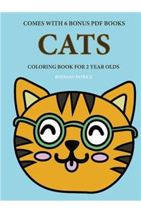 Coloring Books for 2 Year Olds (Cats)
