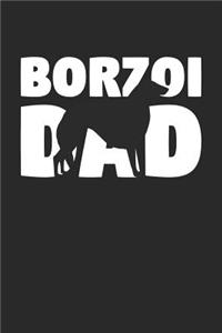 Borzoi Notebook 'Borzoi Dad' - Gift for Dog Lovers - Borzoi Journal