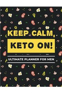 Keep Calm, Keto On! Planner for Men