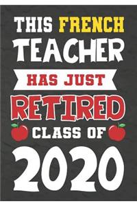 This French Teacher Has Just Retired Class Of 2020