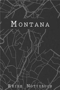 Montana Reise Notizbuch: 6x9 Reise Journal I Notizbuch mit Checklisten zum Ausfüllen I Perfektes Geschenk für den Trip nach Montana oder einen Roadtrip in Amerika